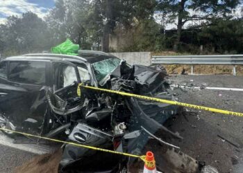 accidente vehicular en la México-Cuernavaca