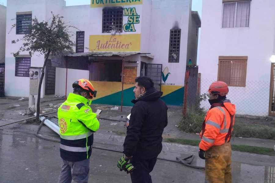 Explosión tortillería Pesquería