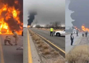 Explosión pipa Coahuila
