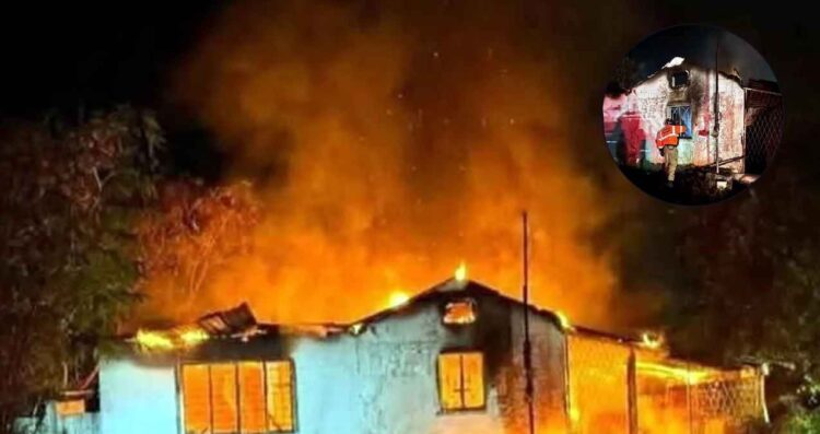 Fallece abuelita tras incendiarse su vivienda en Montemorelos, Nuevo León