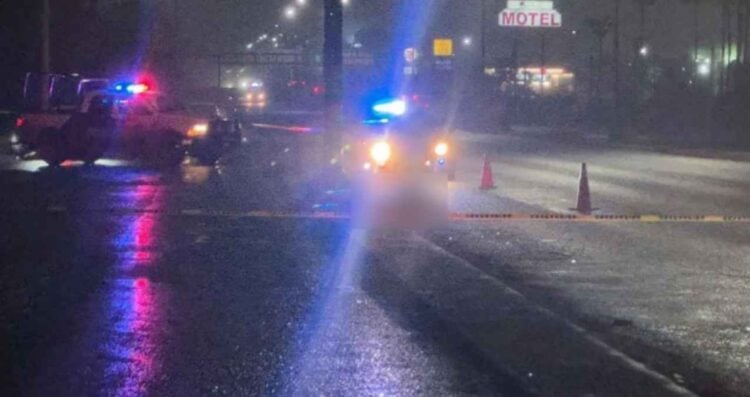 Fallece mujer al ser embestida por un vehículo en la carretera a Laredo en Escobedo, NL