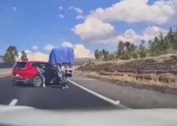Familia enfrenta intento de asalto en la México-Texcoco: Así lo vivieron VIDEO