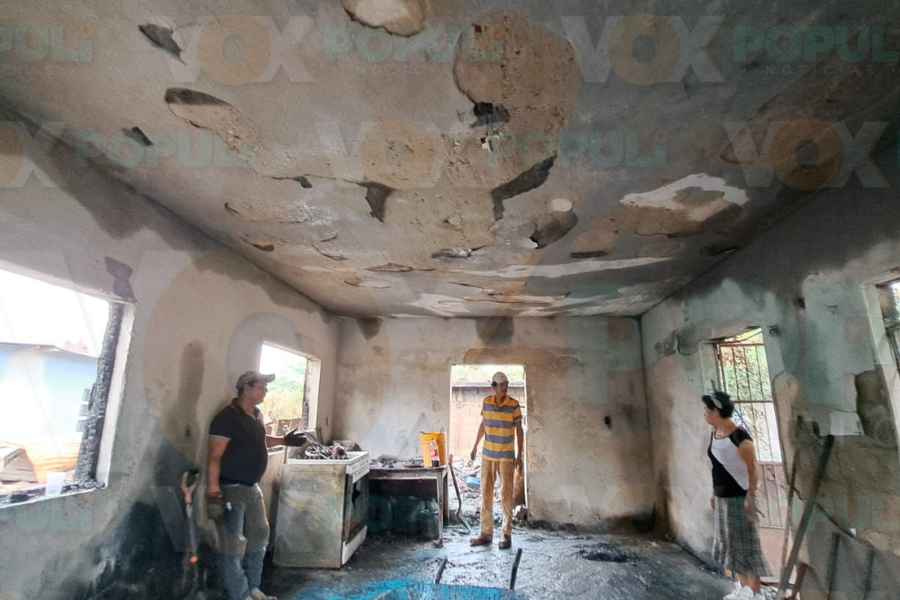 Familia pierde todo incendio Moralillo (2)