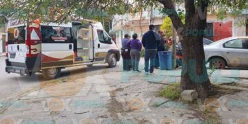 Familia sufre accidente en cuatrimoto en la colonia Las Flores de Ciudad Victoria