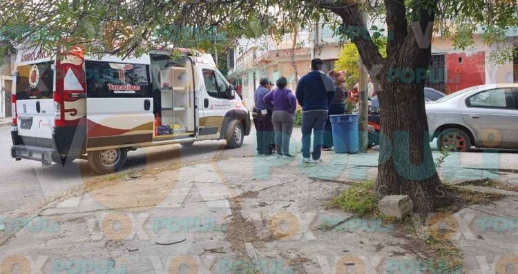 Familia sufre accidente en cuatrimoto en la colonia Las Flores de Ciudad Victoria