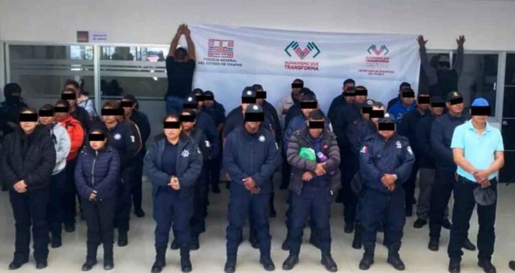 Chiapas 78 policías servidores públicos