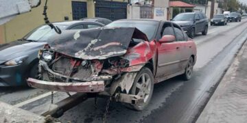 Fuerte choque en Matamoros deja a una persona lesionada