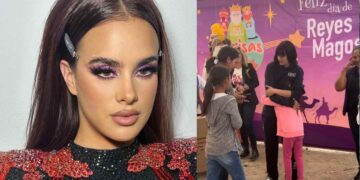 Gala Montes celebra Día de Reyes con niños en Querétaro