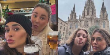 Galilea Montijo disfruta de Barcelona en familia