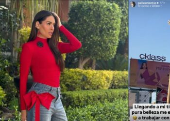Galilea Montijo viaja a su natal Guadalajara tras polémica