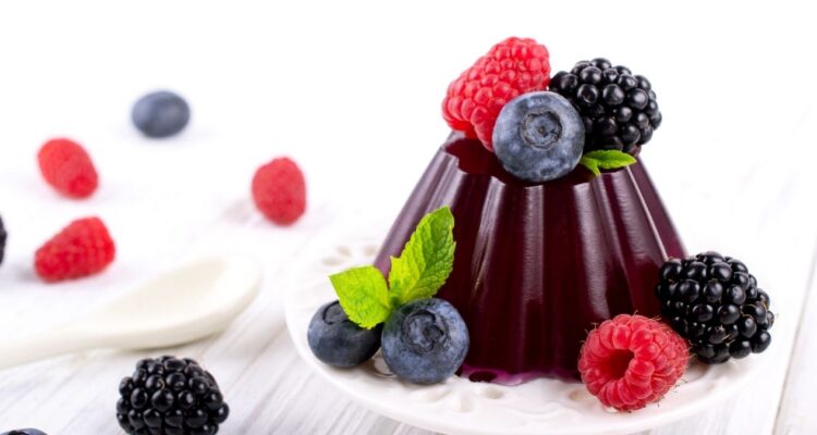 Gelatina casera con colágeno