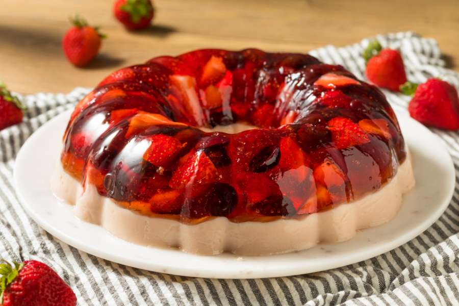 Gelatina casera con colágeno