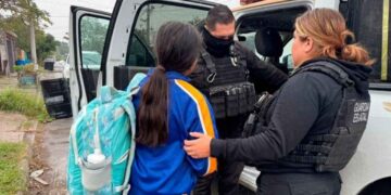 Guardia Estatal resguarda a jovencita reportada como desaparecida en Matamoros