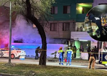 Hombre pierde la vida durante incendio en su departamento en San Nicolás, NL