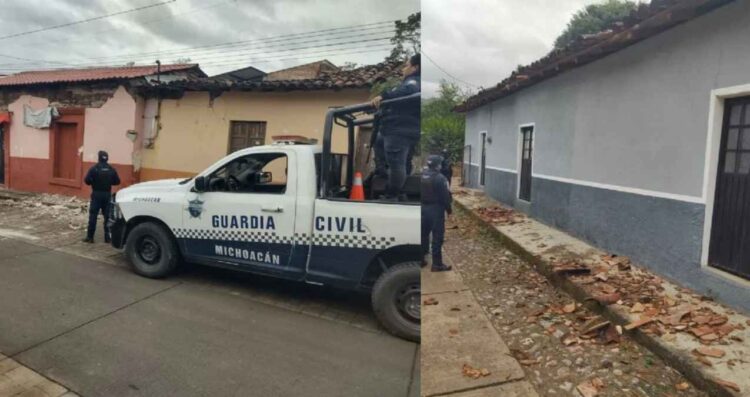 Imágenes: Así luce Coalcomán, Michoacán, tras el sismo de 6.1