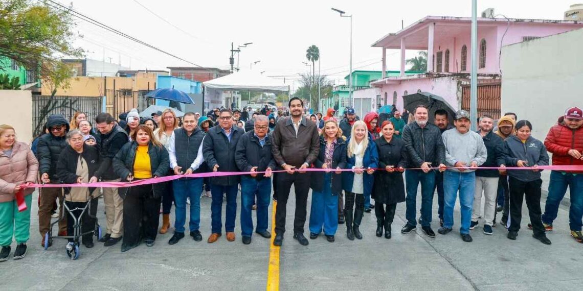 Inauguró Carlos Peña Ortiz pavimentación con recursos del REPUVE