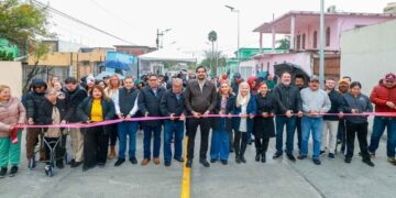 Inauguró Carlos Peña Ortiz pavimentación con recursos del REPUVE