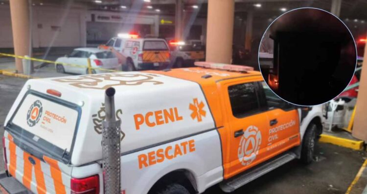 Incendio plaza comercial Monterrey