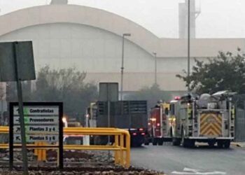 Incendio planta Nemak García