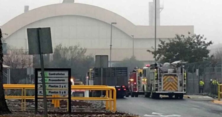 Incendio planta Nemak García
