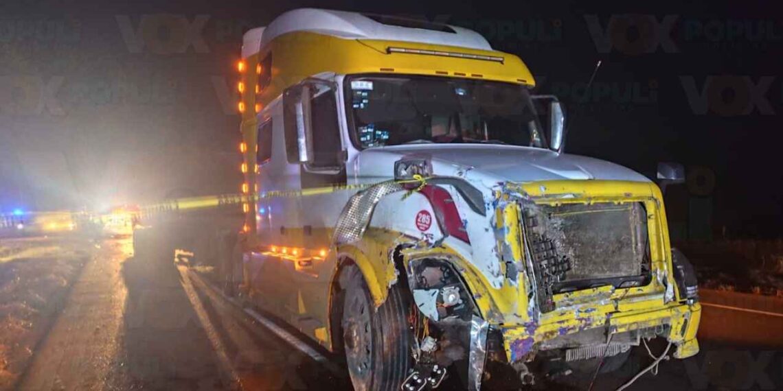 Incendio provoca fatal choque múltiple en la carretera Victoria-Monterrey