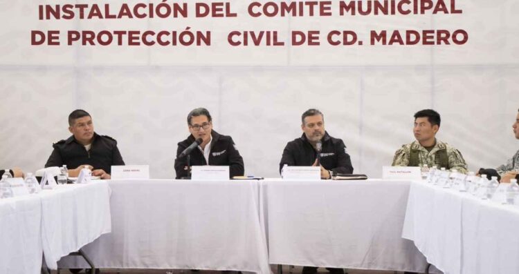 Instala Erasmo González Comité Municipal de Protección Civil de Ciudad Madero