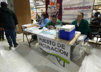Instalan módulo de vacunación en Presidencia Municipal de Matamoros para facilitar acceso a la ciudadanía