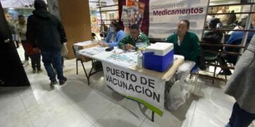 Instalan módulo de vacunación en Presidencia Municipal de Matamoros para facilitar acceso a la ciudadanía