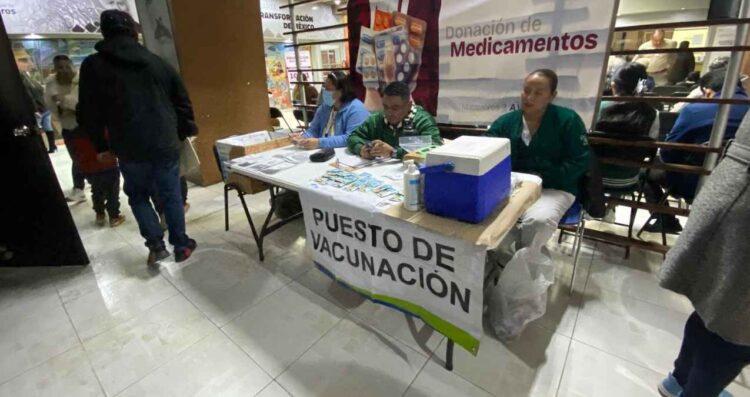 Instalan módulo de vacunación en Presidencia Municipal de Matamoros para facilitar acceso a la ciudadanía