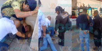 Intenta robar dinero y locatarios lo capturan en el viejo mercado de Tampico