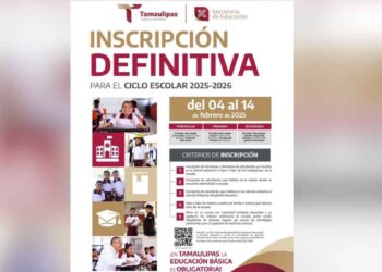Invita SET a inscribir a niñas y niños a educación básica para el ciclo escolar 2025-2026