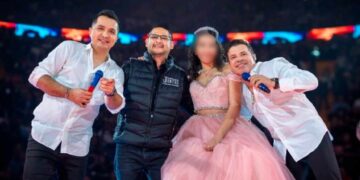 Jorge Medina y Josi Cuen sorprenden a una quinceañera en la Feria de León 2025