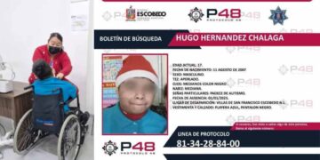 Joven autista se extravía durante la celebración de Año Nuevo en Nuevo León