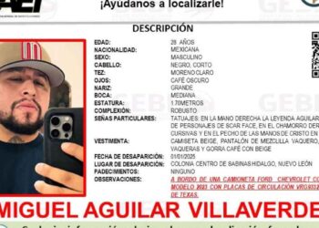 Joven desaparece al viajar en su camioneta en Sabinas Hidalgo, Nuevo León