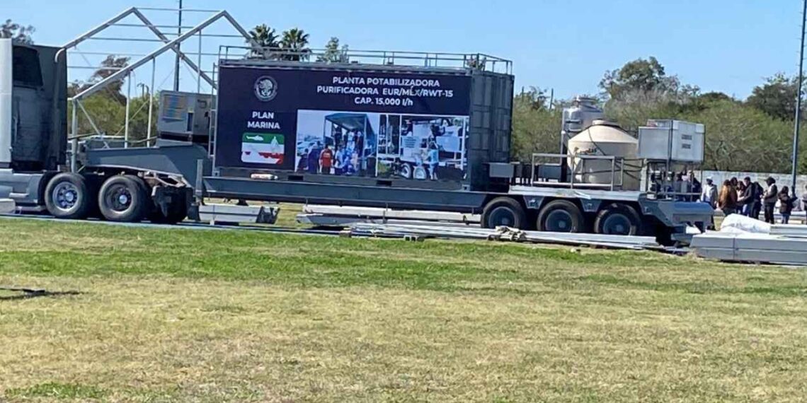 Junta de Aguas y Drenaje de Matamoros llevará agua y drenaje al campamento de deportados