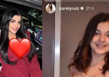 Karely Ruiz comparte fotografía inédita de su juventud 