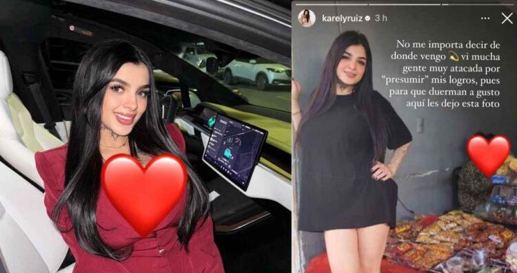 Karely Ruiz responde a los comentarios por presumir su éxito y lujos
