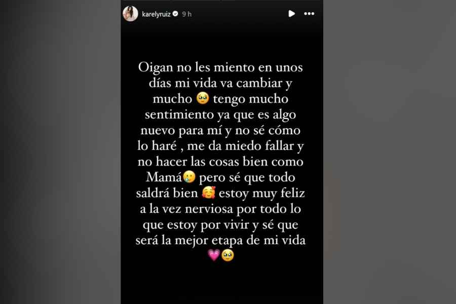 Karely comparte emoción mamá (1)