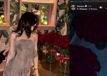Kenia Os presume romántico detalle en redes sociales