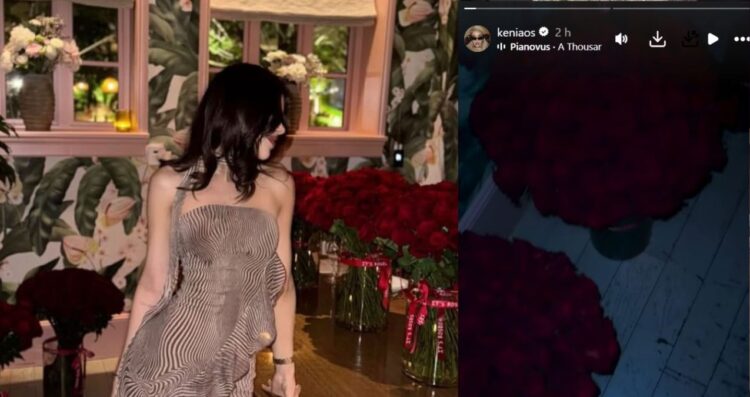 Kenia Os presume romántico detalle en redes sociales