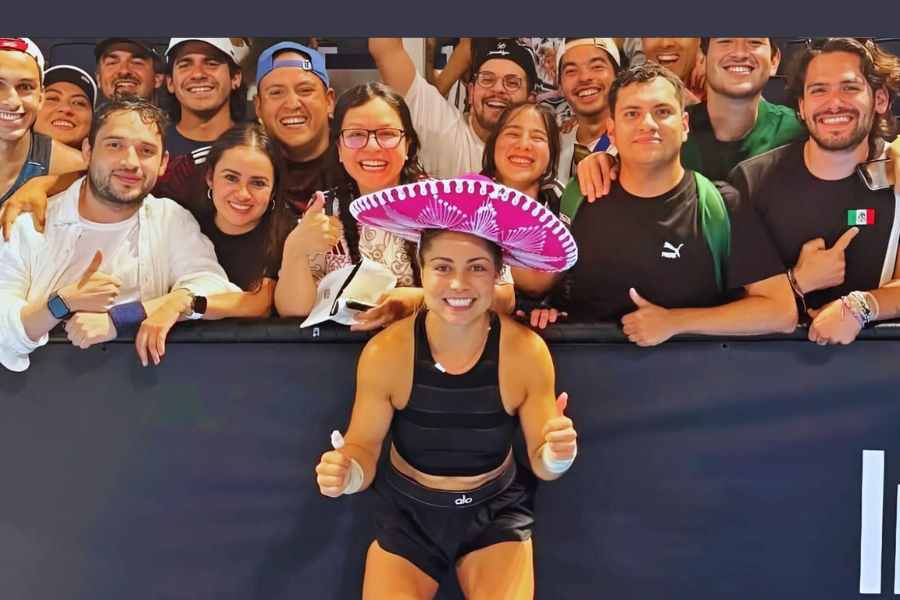 La tenista Renata Zarazúa hace historia en el Abierto de Australia