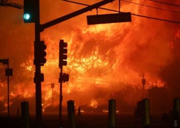 incendio forestal en Los Ángeles