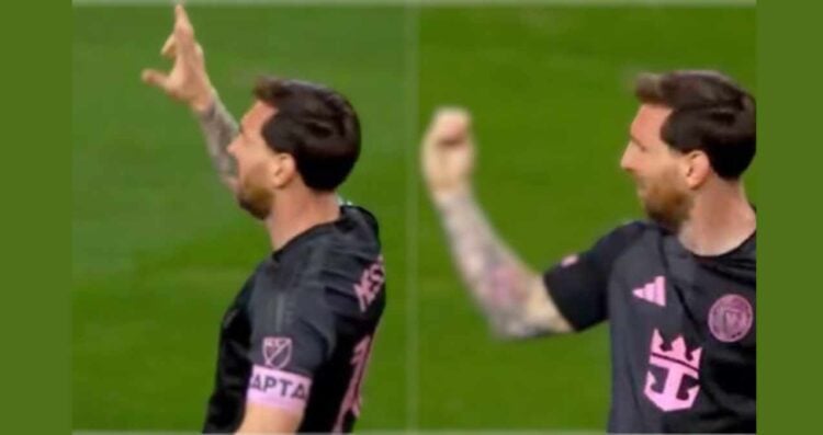 Lionel Messi desata debate tras este gesto al finalizar partido entre Inter Miami y el América