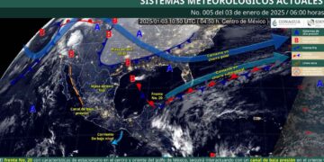 Lluvias y bajas temperaturas afectarán diversas regiones del país este viernes 3 de enero