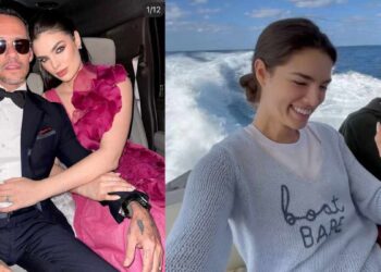 Marc Anthony y Nadia Ferreira celebran su segundo aniversario de bodas
