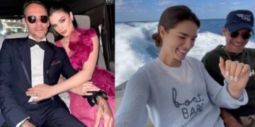 Marc Anthony y Nadia Ferreira celebran su segundo aniversario de bodas