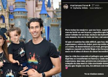 Mariana Echeverría confirma que está embarazada de su segundo bebé