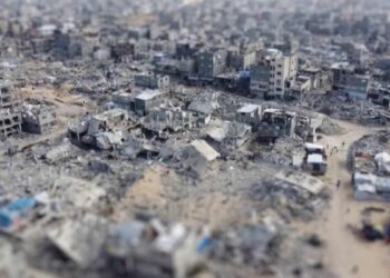 cuerpos bajo escombros Gaza