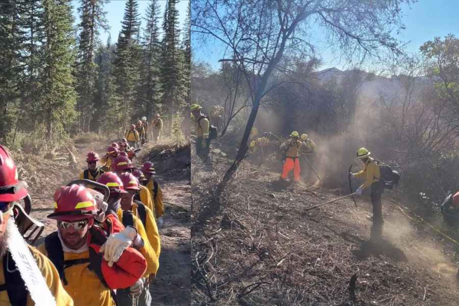 México combate incendios California