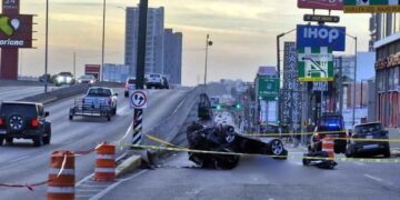 Muere conductor choque Monterrey